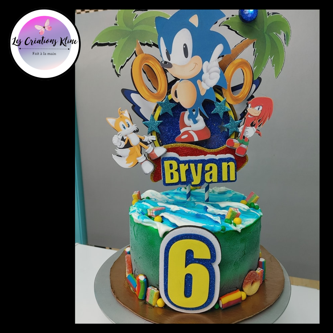 Sonic - Gâteau d’anniversaire